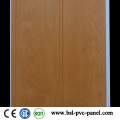 Panel de pared laminado del PVC del diseño de madera Un panel del PVC del surco 20cm